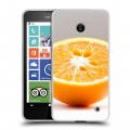 Дизайнерский пластиковый чехол для Nokia Lumia 630/635 Апельсины