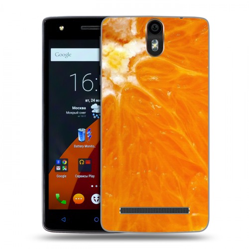 Дизайнерский силиконовый чехол для Wileyfox Storm Апельсины