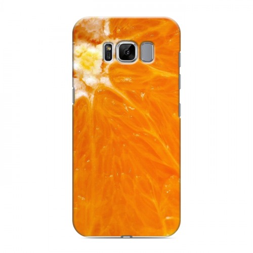 Дизайнерский силиконовый чехол для Samsung Galaxy S8 Апельсины