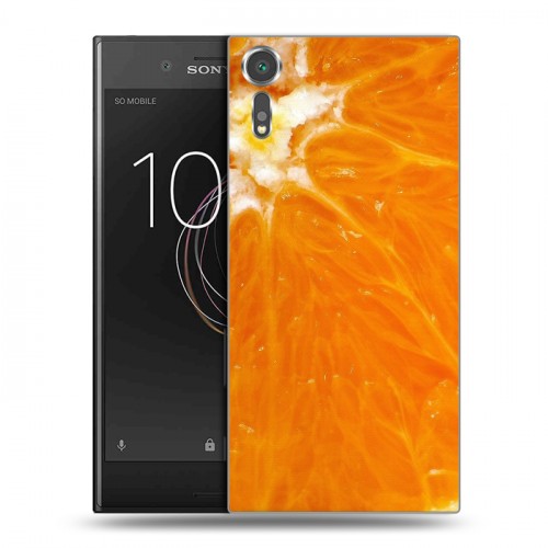 Дизайнерский пластиковый чехол для Sony Xperia XZs Апельсины