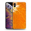 Дизайнерский силиконовый чехол для Iphone Xs Max Апельсины