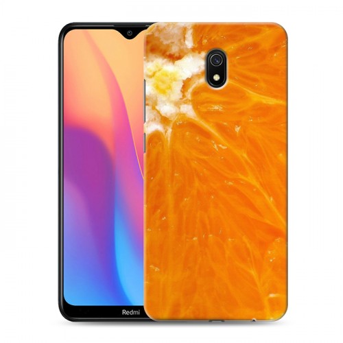 Дизайнерский силиконовый с усиленными углами чехол для Xiaomi RedMi 8A Апельсины