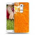 Дизайнерский пластиковый чехол для LG Optimus G2 mini Апельсины