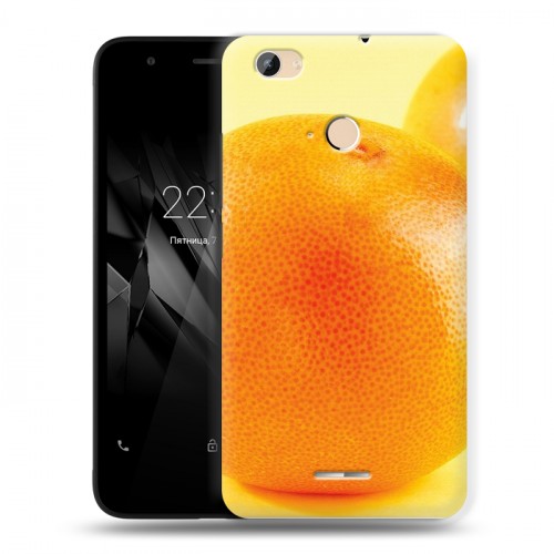 Дизайнерский силиконовый чехол для Micromax Canvas Juice 4 Q465 Апельсины
