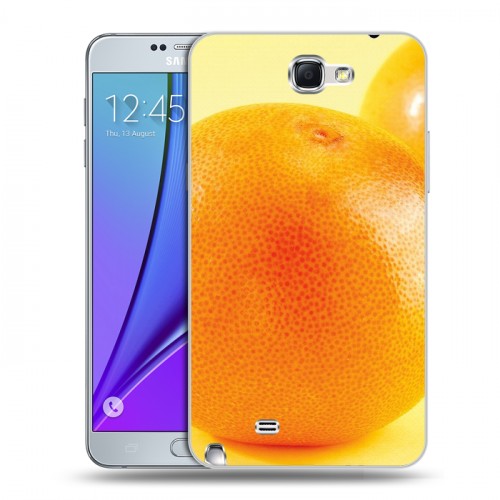 Дизайнерский пластиковый чехол для Samsung Galaxy Note 2 Апельсины