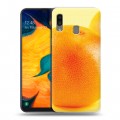 Дизайнерский силиконовый чехол для Samsung Galaxy A30 Апельсины