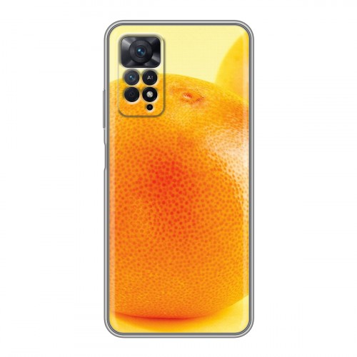 Дизайнерский пластиковый чехол для Xiaomi Redmi Note 11 Pro Апельсины