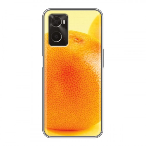 Дизайнерский силиконовый с усиленными углами чехол для OPPO A96 Апельсины