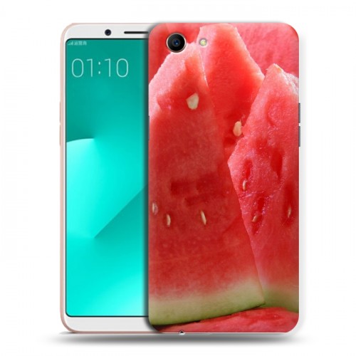 Дизайнерский пластиковый чехол для OPPO A83 Арбузы