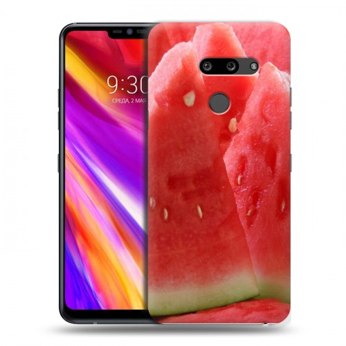 Дизайнерский пластиковый чехол для LG G8 ThinQ Арбузы