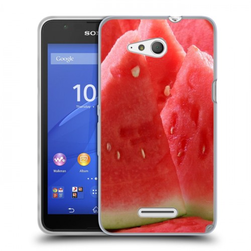 Дизайнерский пластиковый чехол для Sony Xperia E4g Арбузы