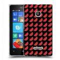 Дизайнерский пластиковый чехол для Microsoft Lumia 435 Арбузы