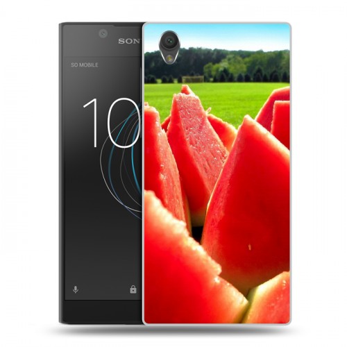 Дизайнерский пластиковый чехол для Sony Xperia L1 Арбузы