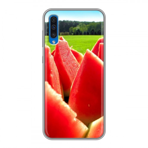 Дизайнерский силиконовый чехол для Samsung Galaxy A50 Арбузы