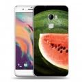 Дизайнерский пластиковый чехол для HTC One X10 Арбузы