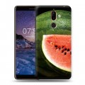 Дизайнерский пластиковый чехол для Nokia 7 Plus Арбузы