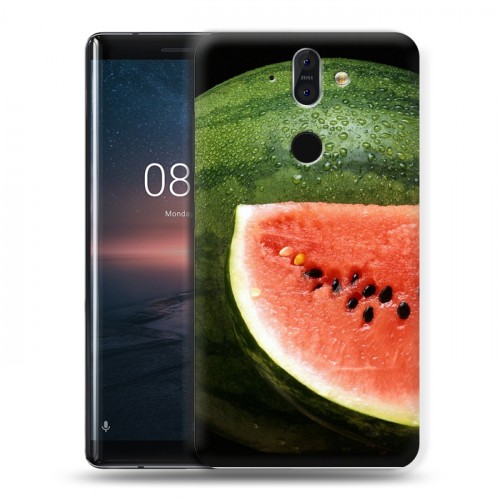 Дизайнерский силиконовый чехол для Nokia 8 Sirocco Арбузы