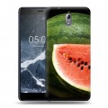 Дизайнерский пластиковый чехол для Nokia 3.1 Арбузы