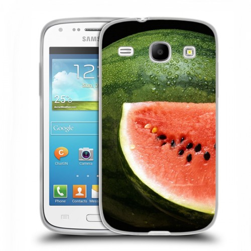 Дизайнерский пластиковый чехол для Samsung Galaxy Core Арбузы
