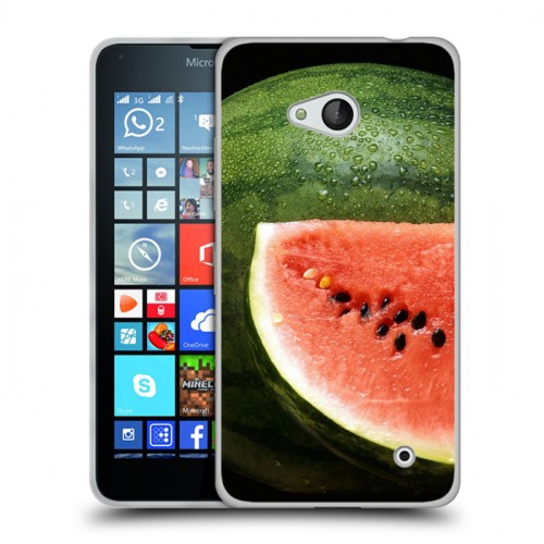 Дизайнерский пластиковый чехол для Microsoft Lumia 640 Арбузы