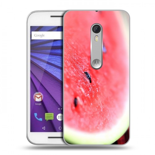 Дизайнерский пластиковый чехол для Lenovo Moto G Арбузы