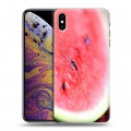 Дизайнерский силиконовый чехол для Iphone Xs Max Арбузы