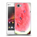 Дизайнерский пластиковый чехол для Sony Xperia L Арбузы