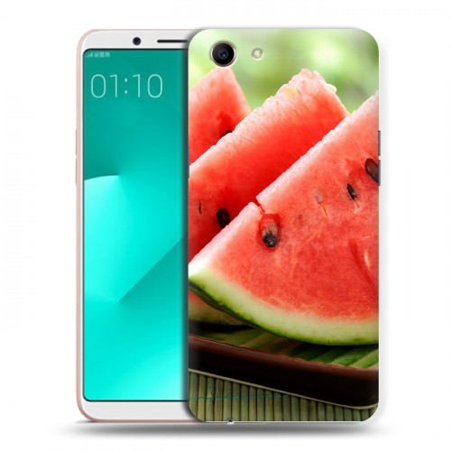 Дизайнерский пластиковый чехол для OPPO A83 Арбузы