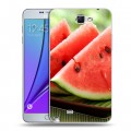 Дизайнерский пластиковый чехол для Samsung Galaxy Note 2 Арбузы