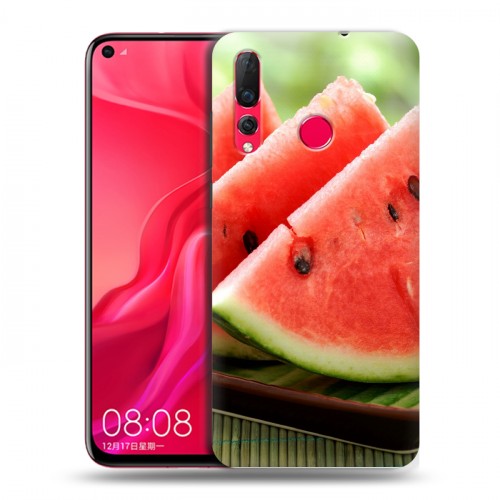 Дизайнерский пластиковый чехол для Huawei Nova 4 Арбузы