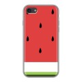Дизайнерский силиконовый чехол для Iphone 7 Арбузы