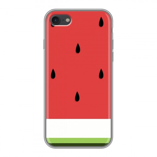 Дизайнерский силиконовый чехол для Iphone 7 Арбузы