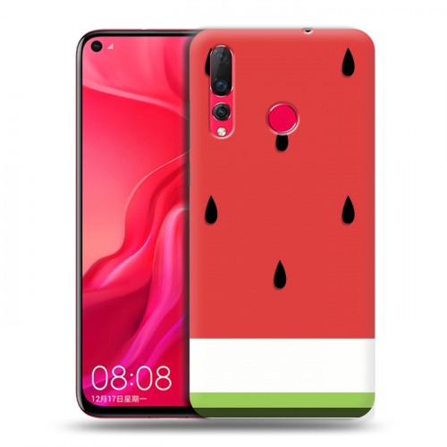 Дизайнерский пластиковый чехол для Huawei Nova 4 Арбузы