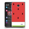 Дизайнерский пластиковый чехол для Nokia X Арбузы