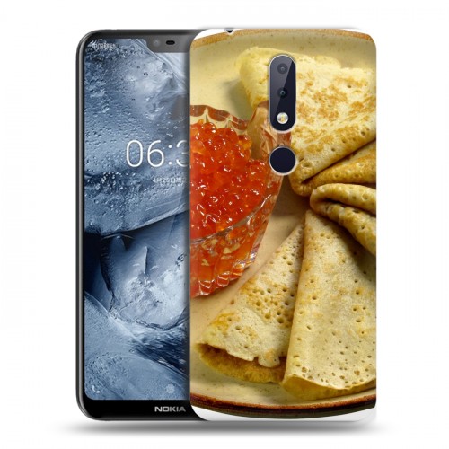 Дизайнерский пластиковый чехол для Nokia 6.1 Plus Блины