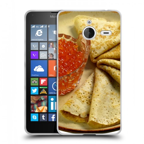 Дизайнерский пластиковый чехол для Microsoft Lumia 640 XL Блины