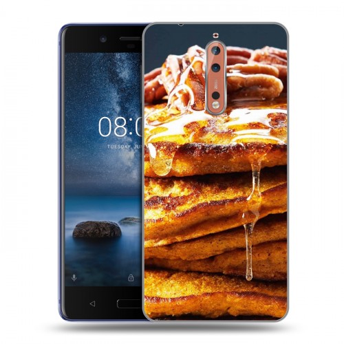 Дизайнерский пластиковый чехол для Nokia 8 Блины