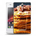 Дизайнерский пластиковый чехол для Sony Xperia E Блины