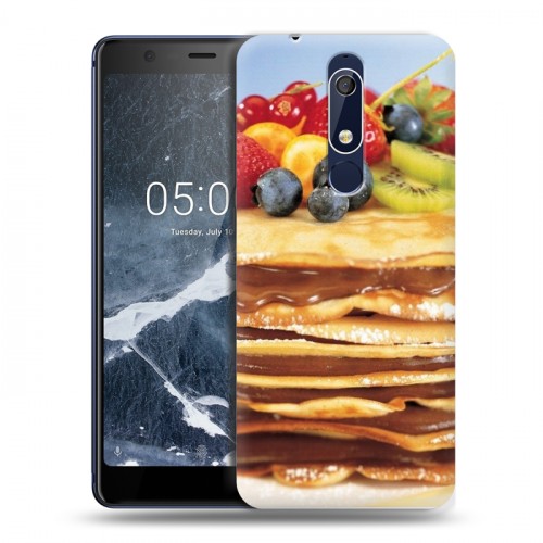 Дизайнерский пластиковый чехол для Nokia 5.1 Блины