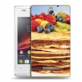 Дизайнерский пластиковый чехол для Sony Xperia E Блины