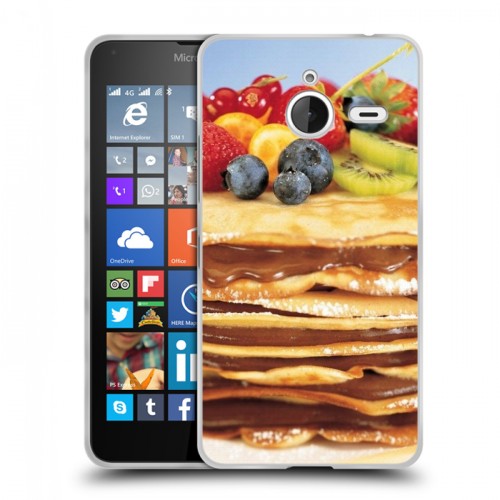 Дизайнерский пластиковый чехол для Microsoft Lumia 640 XL Блины