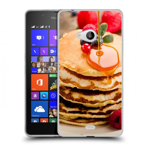 Дизайнерский пластиковый чехол для Microsoft Lumia 540 Блины