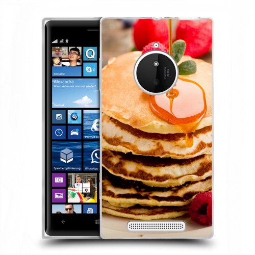 Дизайнерский пластиковый чехол для Nokia Lumia 830 Блины