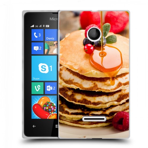 Дизайнерский пластиковый чехол для Microsoft Lumia 435 Блины