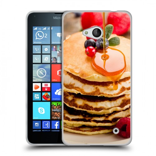 Дизайнерский силиконовый чехол для Microsoft Lumia 640 Блины