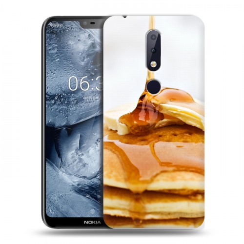 Дизайнерский силиконовый чехол для Nokia 6.1 Plus Блины