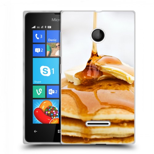 Дизайнерский пластиковый чехол для Microsoft Lumia 435 Блины