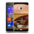 Дизайнерский пластиковый чехол для Microsoft Lumia 540 Бургеры