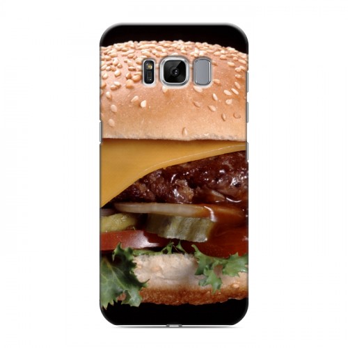 Дизайнерский силиконовый чехол для Samsung Galaxy S8 Бургеры