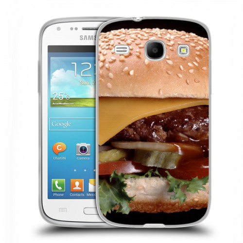 Дизайнерский пластиковый чехол для Samsung Galaxy Core Бургеры